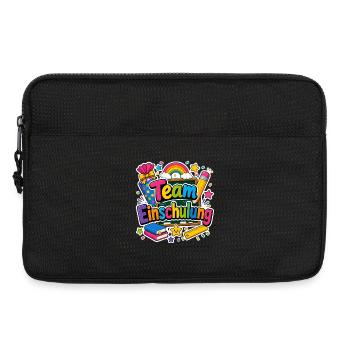 Schulkind 2026 Einschulung 2026 Schulanfang - Laptoptasche 13" - Schwarz - Vorne