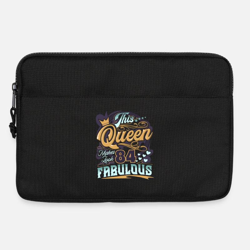 84. Geburtstag Queen - Laptoptasche 13" - Schwarz