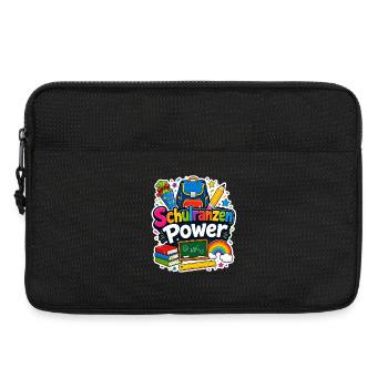 Schulkind 2026 Einschulung 2026 Schulanfang - Laptoptasche 13" - Schwarz - Vorne