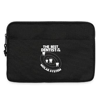 Bester Zahnarzt im Sonnensystem - Laptoptasche 13" - Schwarz - Vorne