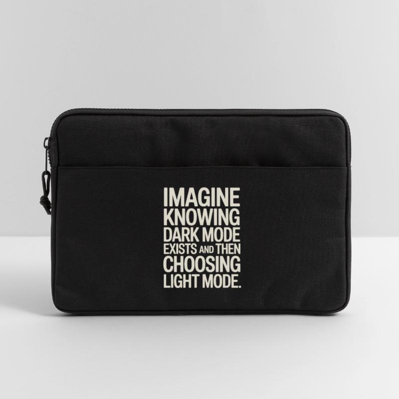 Le mode sombre existe Programmeur IT Nerd Coder Office Sacoche pour ordinateur portable 13 pouces