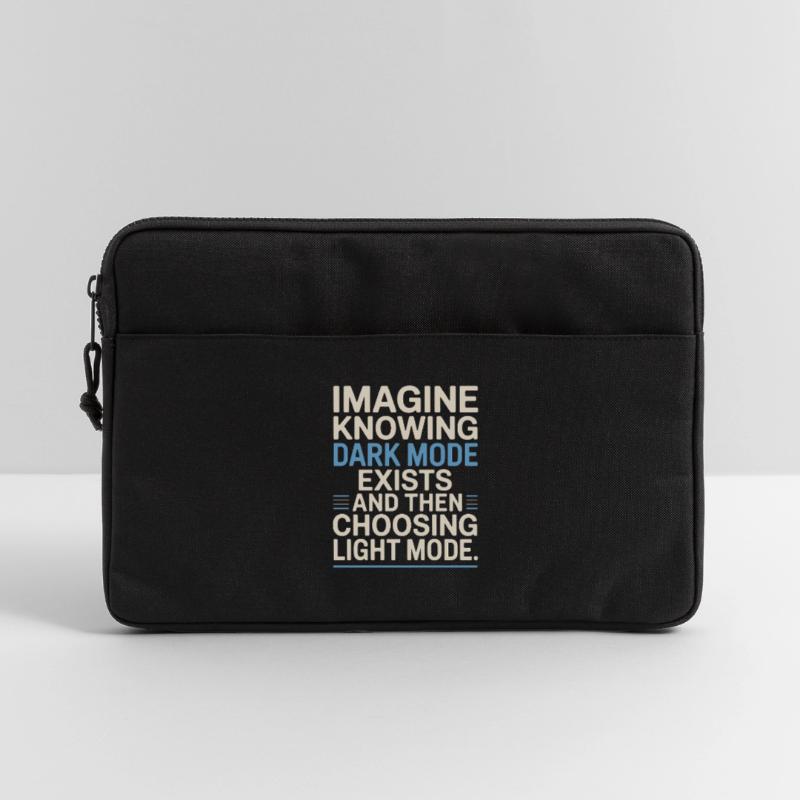 Le mode sombre existe Programmeur IT Nerd Coder Office Sacoche pour ordinateur portable 13 pouces