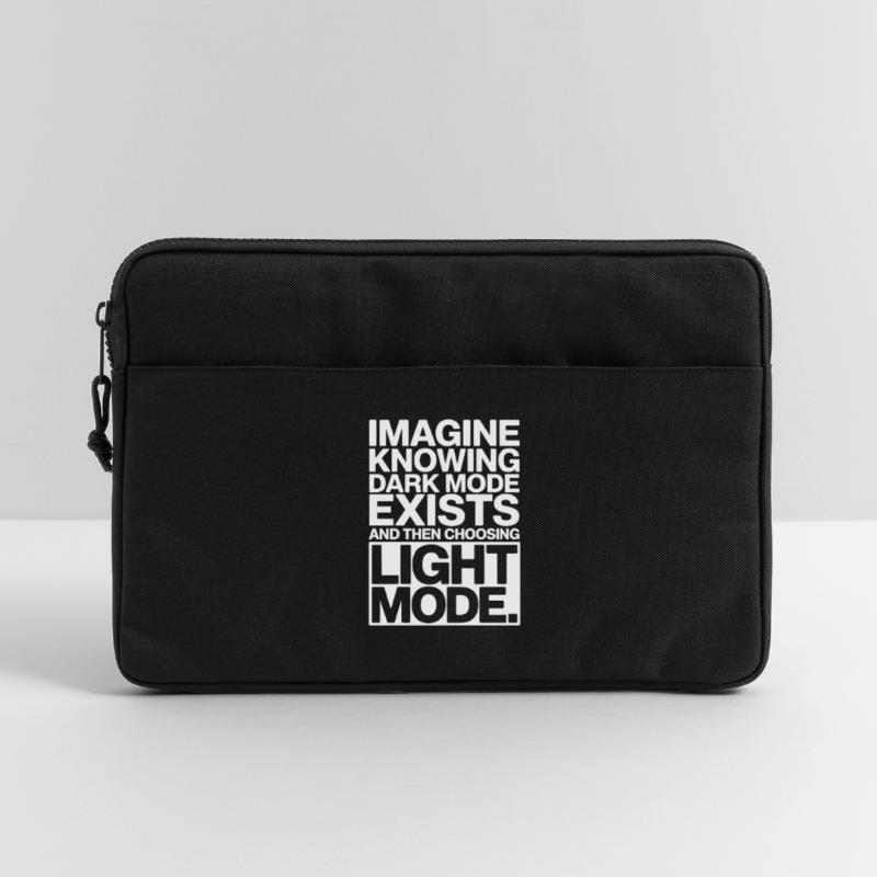 Le mode sombre existe Programmeur IT Nerd Coder Office Sacoche pour ordinateur portable 13 pouces
