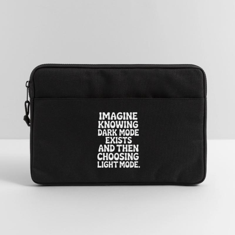 Le mode sombre existe Programmeur IT Nerd Coder Office Sacoche pour ordinateur portable 13 pouces