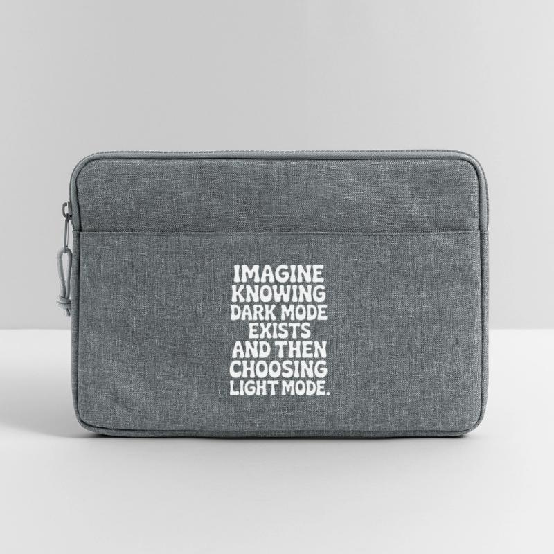 Dark Mode Exists Programmierer IT Nerd Coder Büro Laptoptasche 13"