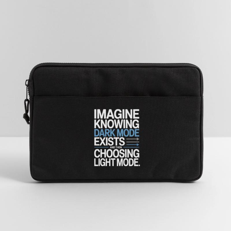 Le mode sombre existe Programmeur IT Nerd Coder Office Sacoche pour ordinateur portable 13 pouces