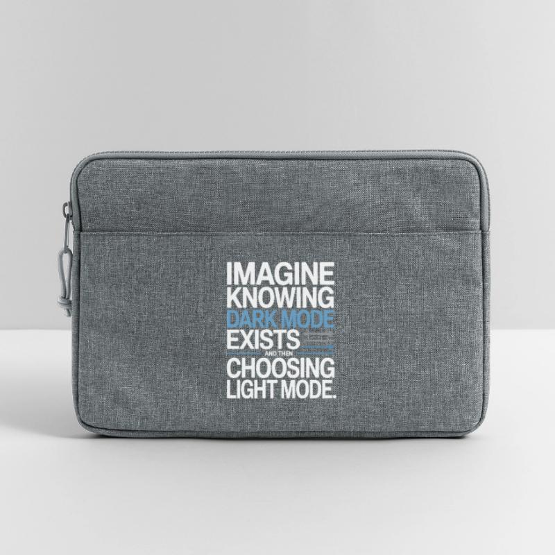 Le mode sombre existe Programmeur IT Nerd Coder Office Sacoche pour ordinateur portable 13 pouces