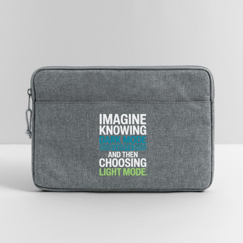 Dark Mode Exists Programmierer IT Nerd Coder Büro Laptoptasche 13"