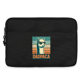 Retro Dadpaca Llama - Laptoptasche 13" - Schwarz - Vorne