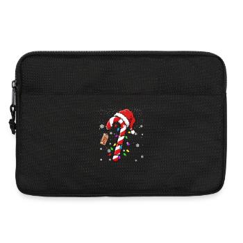 Drôle de t-shirt de Noël cadeau de Noël - Sacoche pour ordinateur portable 13 pouces - noir - Devant