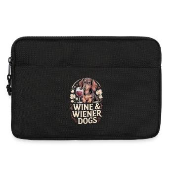 Vin & Chiens viennois - Sacoche pour ordinateur portable 13 pouces - noir - Devant