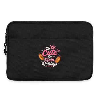 Grill à la saucisse de hot-dog Glizzy Gobbler - Sacoche pour ordinateur portable 13 pouces - noir - Devant