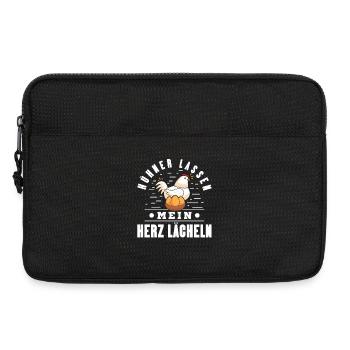 Hühnerflüsterer Huhn Hühnerhalter Hühner - Laptoptasche 13" - Schwarz - Vorne