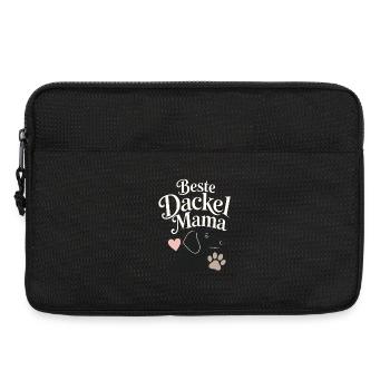 Beste Dackel Mama Dachshund Mom Gift for Dog Lover - Laptoptasche 13" - Schwarz - Vorne