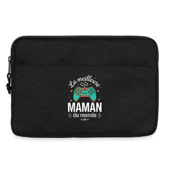 Meilleure Maman Du Monde Manette De Jeu Gamer - Sacoche pour ordinateur portable 13 pouces - noir - Devant