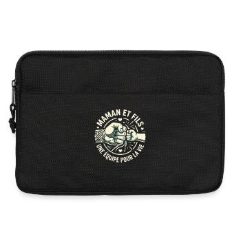 Maman et Fils Équipe pour la Vie Poings - Sacoche pour ordinateur portable 13 pouces - noir - Devant