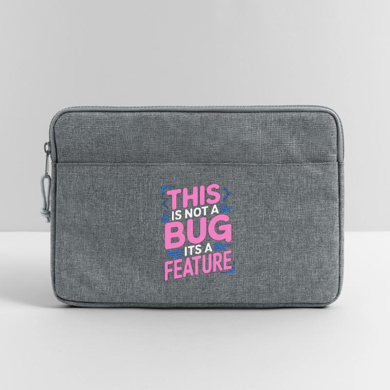 Game Developer This Is Not A Bug Game Programming Laptop bag 13"