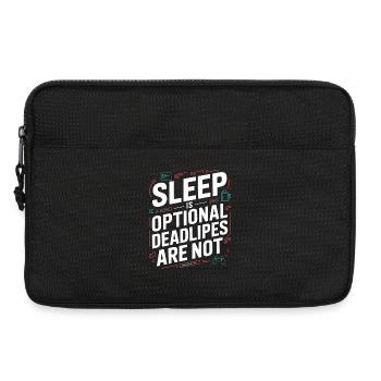 Game Developer Sleep Is Optional Game Programmer - Laptop bag 13" - black - Front