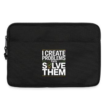 Game Developer I Create Problems Then Game Coder - Laptop bag 13" - black - Front