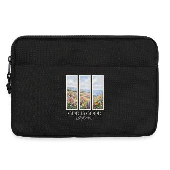 God Is Good All The Time Christian - Laptop bag 13" - black - Front