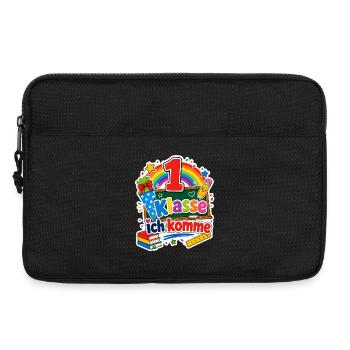 Schulkind 2026 Einschulung 2026 Schulanfang - Laptoptasche 13" - Schwarz - Vorne