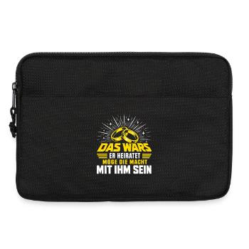 Das Wars Er heiratet - Laptoptasche 13" - Schwarz - Vorne