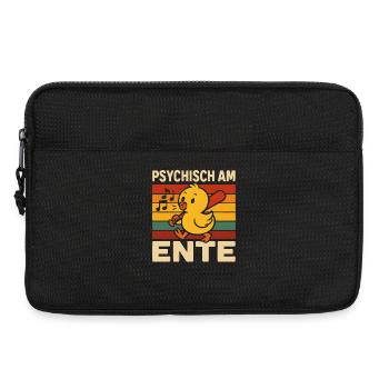 Psychisch Am Ente Lustiger Spruch Humor  - Laptoptasche 13" - Schwarz - Vorne