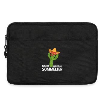 Wein Sommelier - Laptoptasche 13" - Schwarz - Vorne
