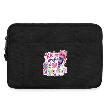 Schulkind 2026 Einschulung 2026 Schulanfang - Laptoptasche 13" - Schwarz - Vorne