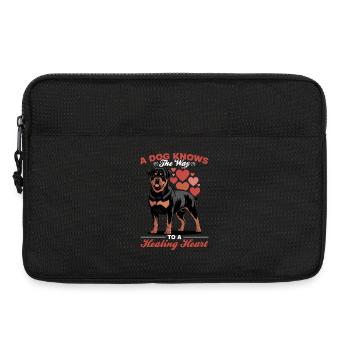 Rottweiler Rottweiler Rottie Race de chien - Sacoche pour ordinateur portable 13 pouces - noir - Devant