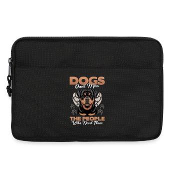 Rottweiler Rottweiler Rottie Race de chien - Sacoche pour ordinateur portable 13 pouces - noir - Devant
