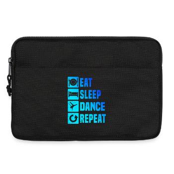 Geschenkidee für einen Hip-Hop-Tänzer mit Breaking - Laptoptasche 13" - Schwarz - Vorne