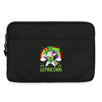 Lepricorn Rainbow Unicorn - Laptoptasche 13" - Schwarz - Vorne
