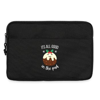 Its All Good in the Pudding - Laptop bag 13" - black - Front