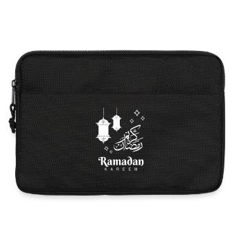 Ramadan Lanterns Kareem - Laptop bag 13" - black - Front