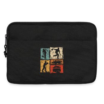 Bowling Skittles Vintage Graphic for Bowlers - Laptop bag 13" - black - Front