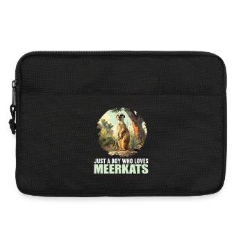 Suricate Erdmännchen - Sacoche pour ordinateur portable 13 pouces - noir - Devant