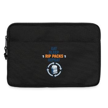 Eat Sleep Rip Packs Repeat-Sammelkarten-Booster - Laptoptasche 13" - Schwarz - Vorne