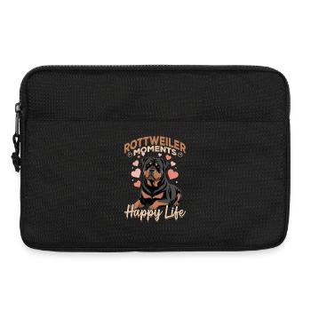 Rottweiler Rottweiler Rottie Race de chien - Sacoche pour ordinateur portable 13 pouces - noir - Devant