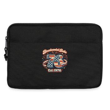 Bicentennial Babe Est 1976 USA Retro Design - Laptop bag 13" - black - Front