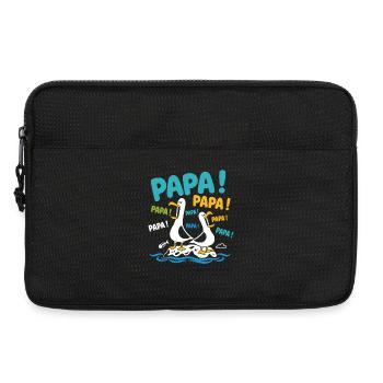 Papas oiseaux  - Sacoche pour ordinateur portable 13 pouces - noir - Devant