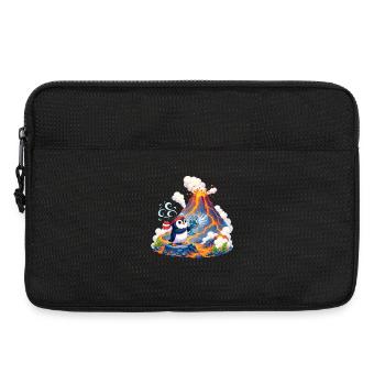 Lava Penguin with Fan - Laptop bag 13" - black - Front