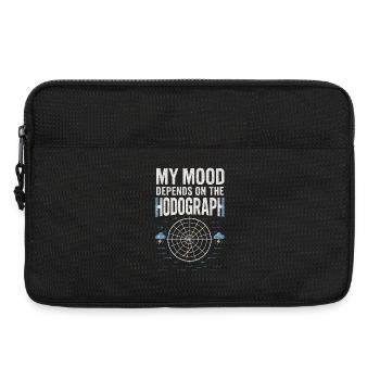 Mood according to Hodograph | Thunderstorm forecast - Laptop bag 13" - black - Front