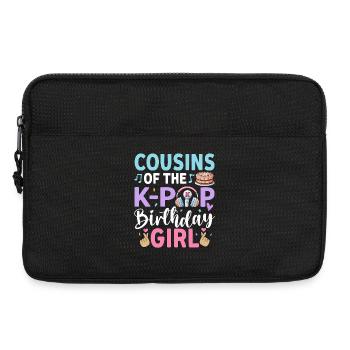 Cousins of The K-Pop Birthday Girl - Laptop bag 13" - black - Front