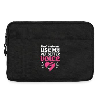 Pet Sitter Pets Babysitter - Laptop bag 13" - black - Front