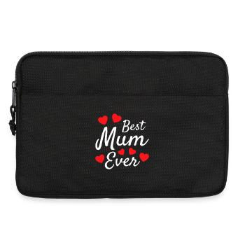 Best Mum Ever - Laptop bag 13" - black - Front