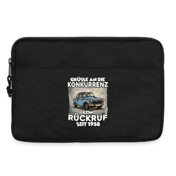  ein Symbol der DDR  ideal für Trabibesitzer Ossi - Laptoptasche 13" - Schwarz - Vorne