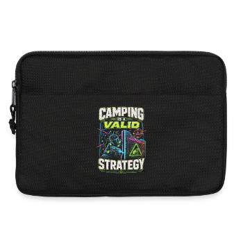 Laser Tag Camping Is A Valid Strategy - Laptoptasche 13" - Schwarz - Vorne