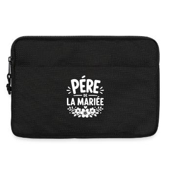 Père de la Mariée - Sacoche pour ordinateur portable 13 pouces - noir - Devant