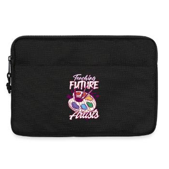L’art du futur : Artistes enseignants - Sacoche pour ordinateur portable 13 pouces - noir - Devant
